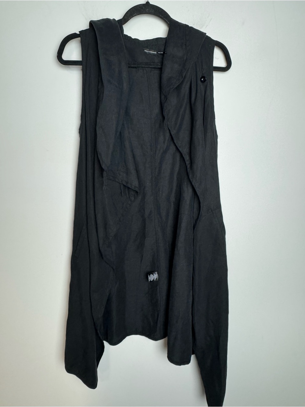 Stella Crakasi vest hemp longline hooded S